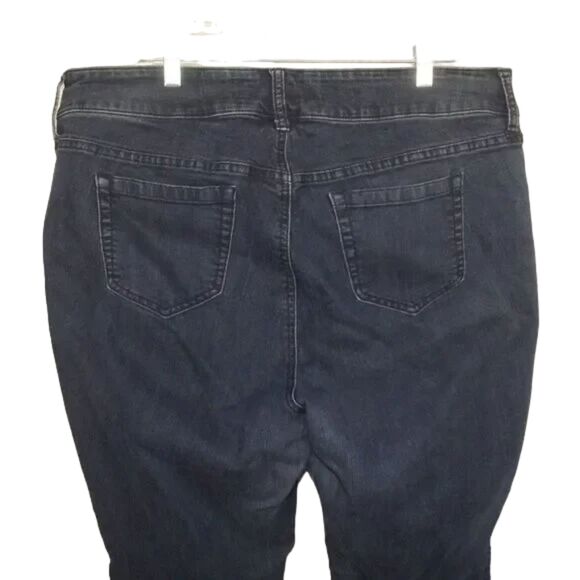 TORRID Jeans, 20R, Faded Black/Gray, Slim Boot, Double Button waist, Zipper - Picture 4 of 11